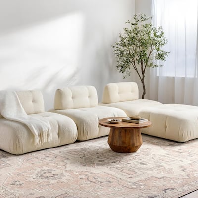 Livabliss Elle Updated Traditional Medallion Area Rug