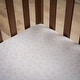 preview thumbnail 3 of 24, Rizzy Home Ink Dot Cotton Fitted Cribsheet - 28" X 52" Blush
