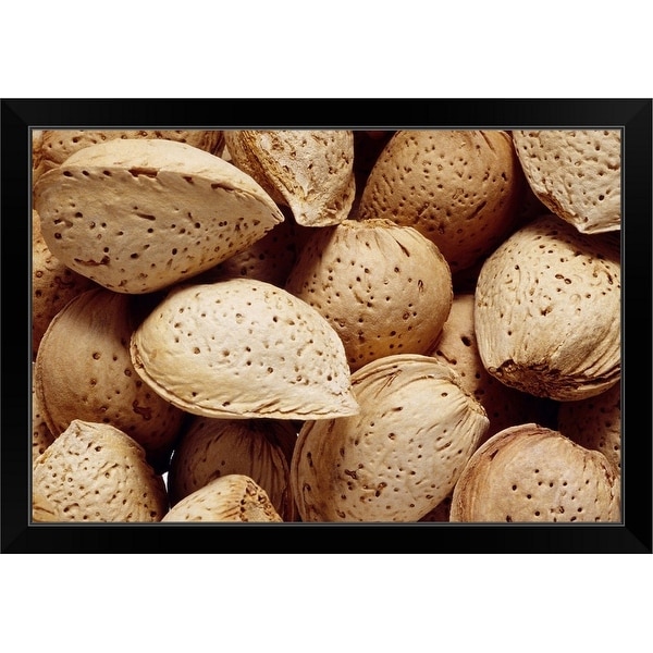 "Almonds" Black Framed Print