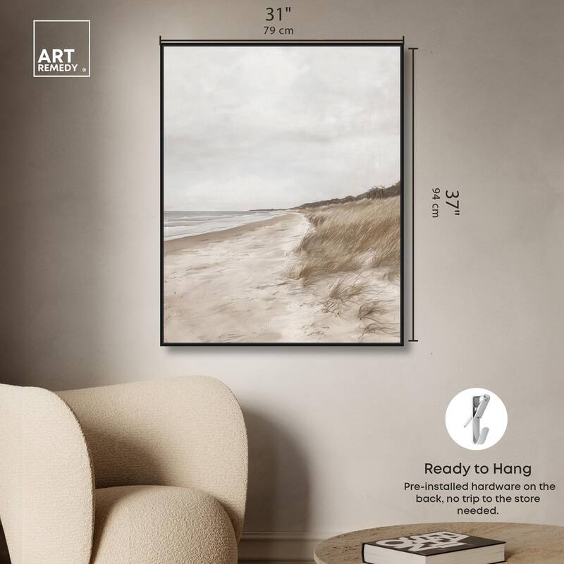 Coastal Calm Canvas by Art Remedy