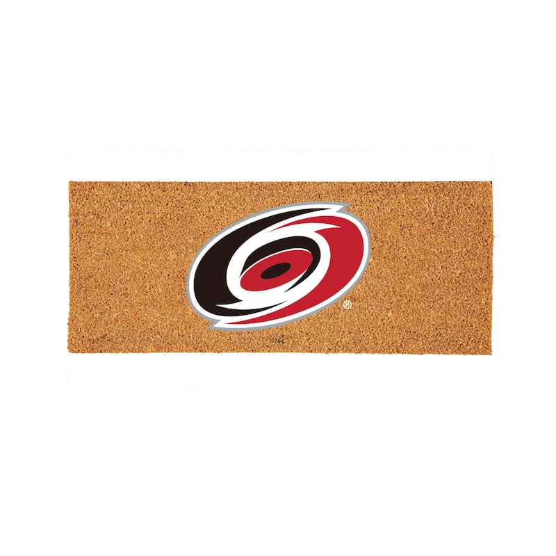 Carolina Hurricanes Full Color Indoor/Outdoor Coir Mat
