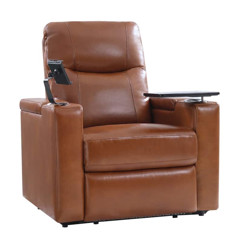 Lothaire Genuine Leather Recliner by HULALA HOME