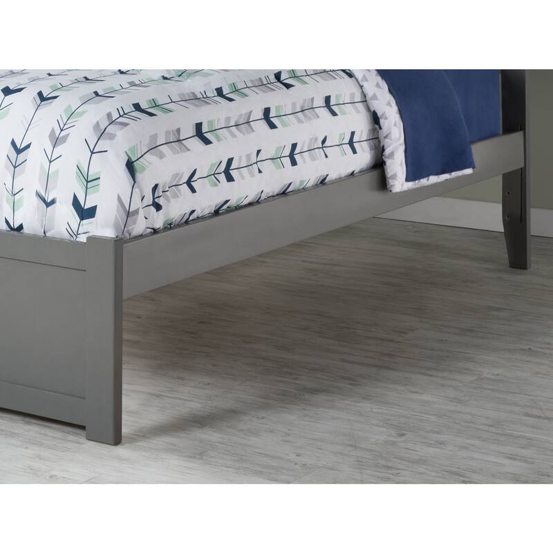 Platform Bed - Storage Bed with Flat Panel Footboard & USB Charger