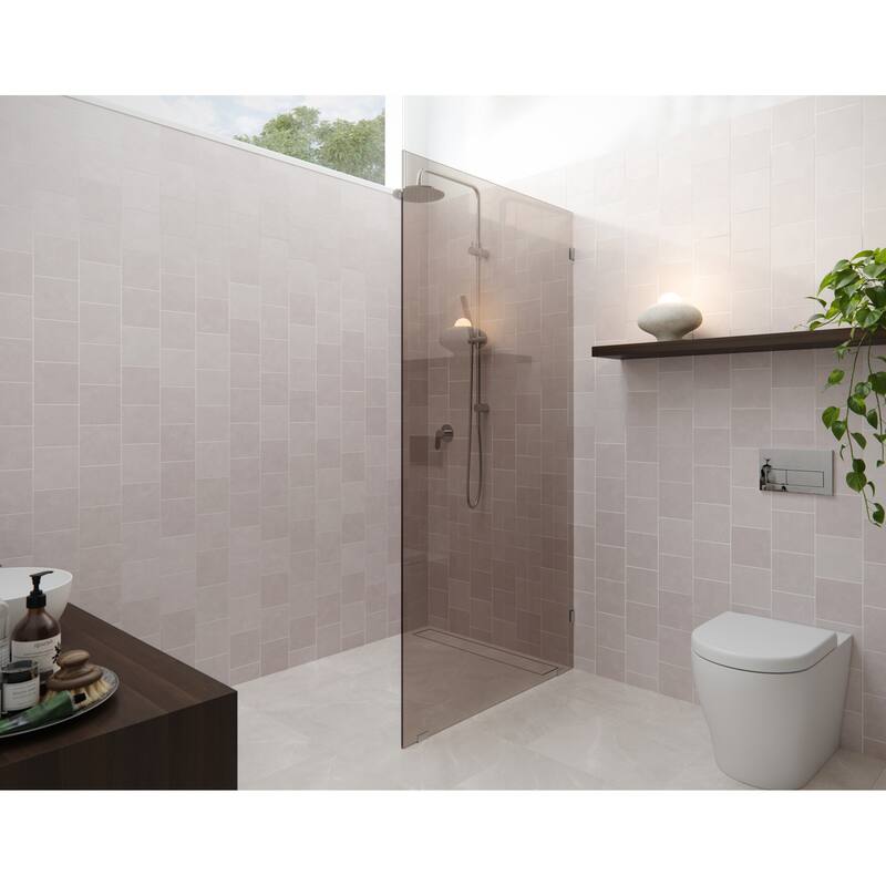 Glass Warehouse BTSFP-36 Ursa 78" High x 36" Wide Shower Screen