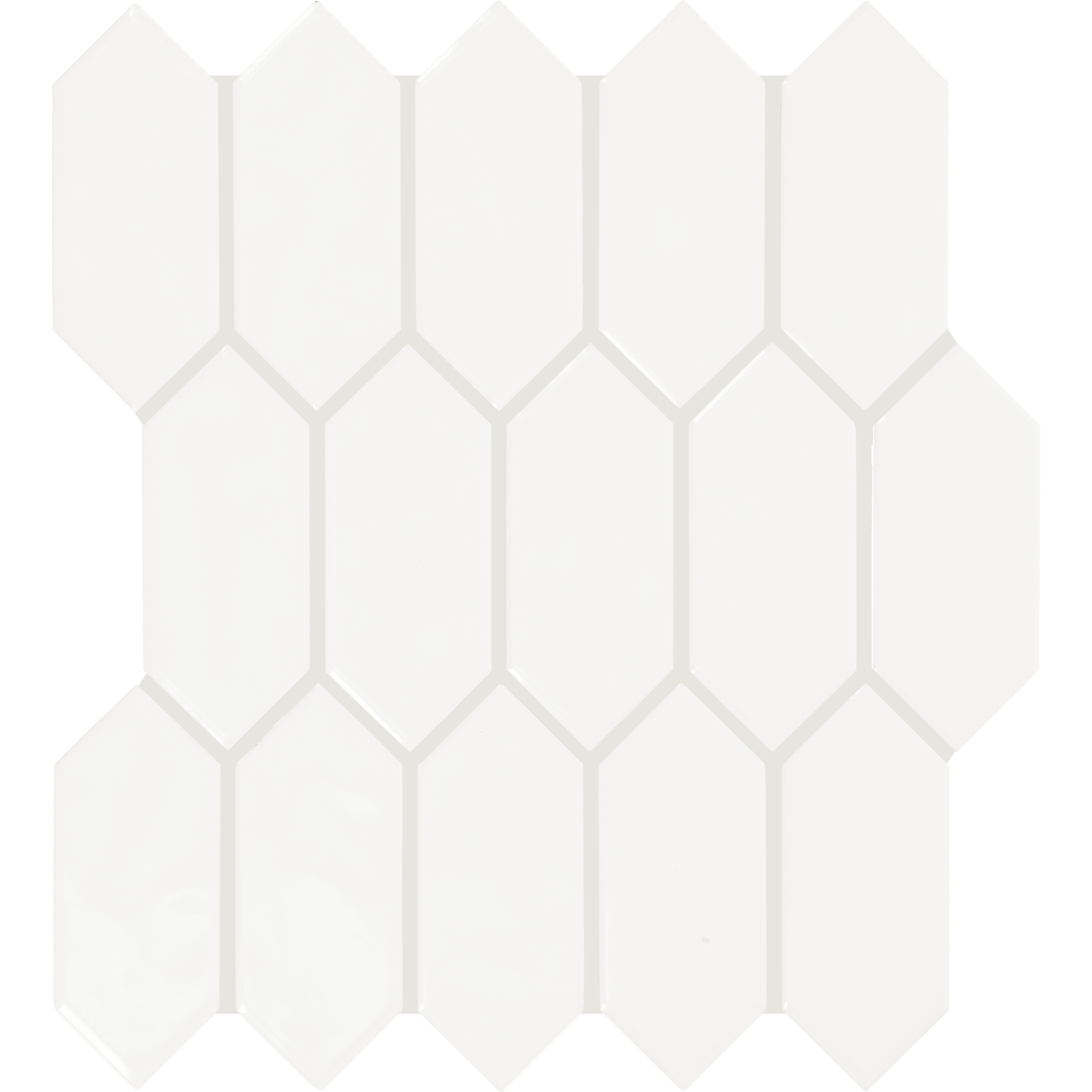Daltile Mythology 2" x 5" Ceramic Picket Mosaic Tile (Set of 12)