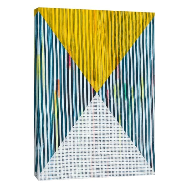 PTM Images 9-108845 PTM Canvas Collection 10" x 8" - "Lenticular I" Giclee Abstract Art Print on Canvas