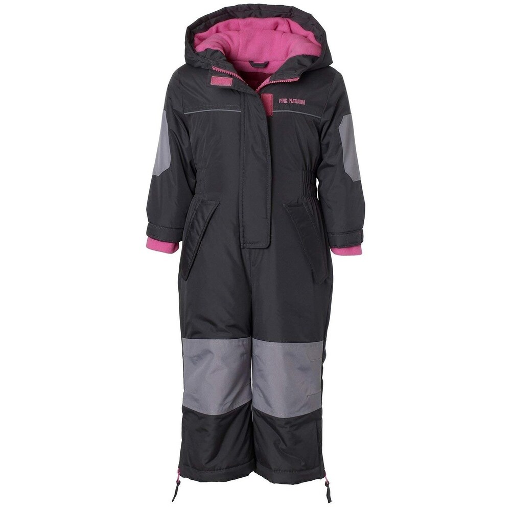 Pink Platinum Girls Snowmobile Snowsuit