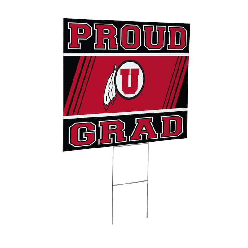 University of Utah 24" x 18" Graduation Coroplast Outdoor Yard Sign