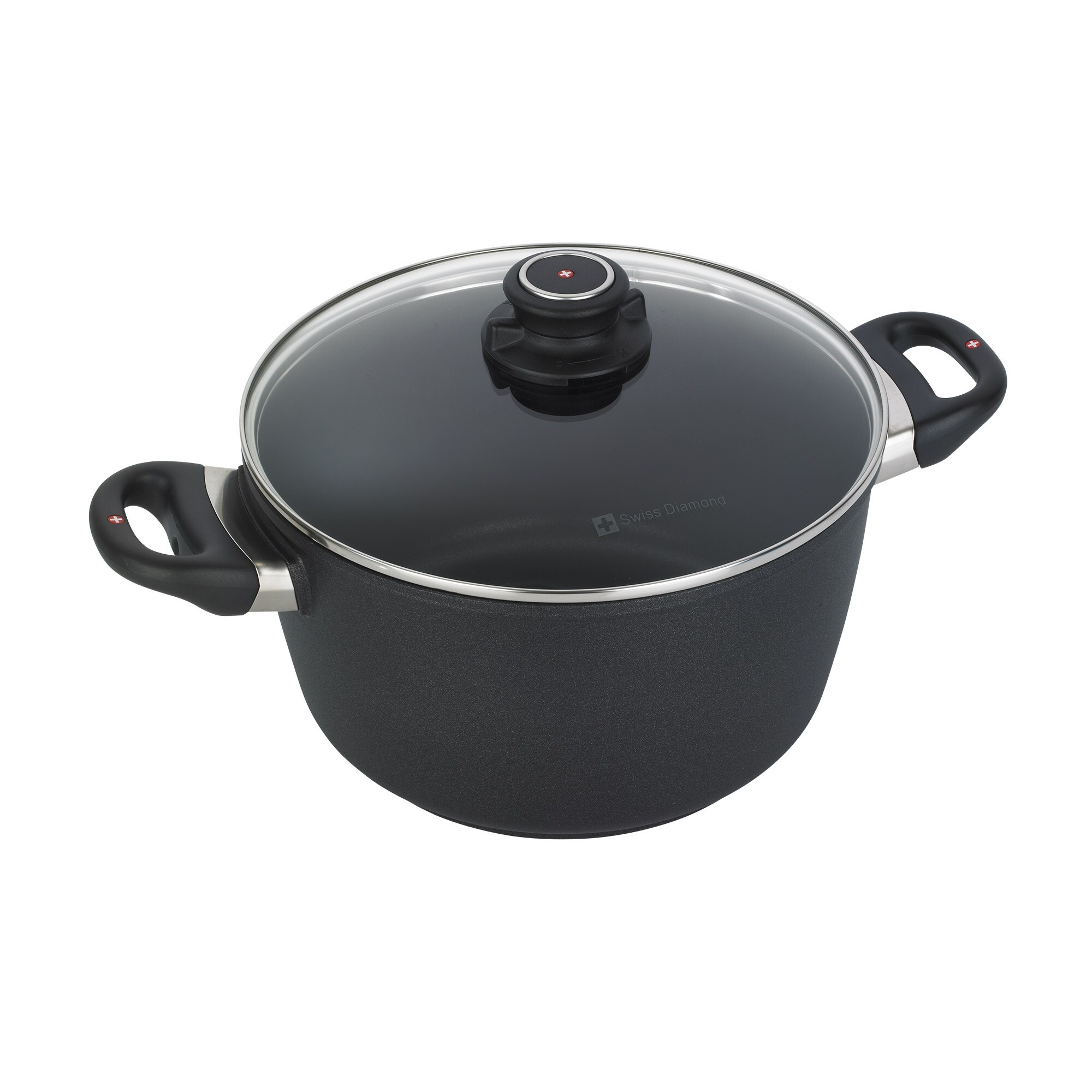 Swiss Diamond XD Sauce Pan with Lid 2.2Qt (2.1L) - 7 (18cm)