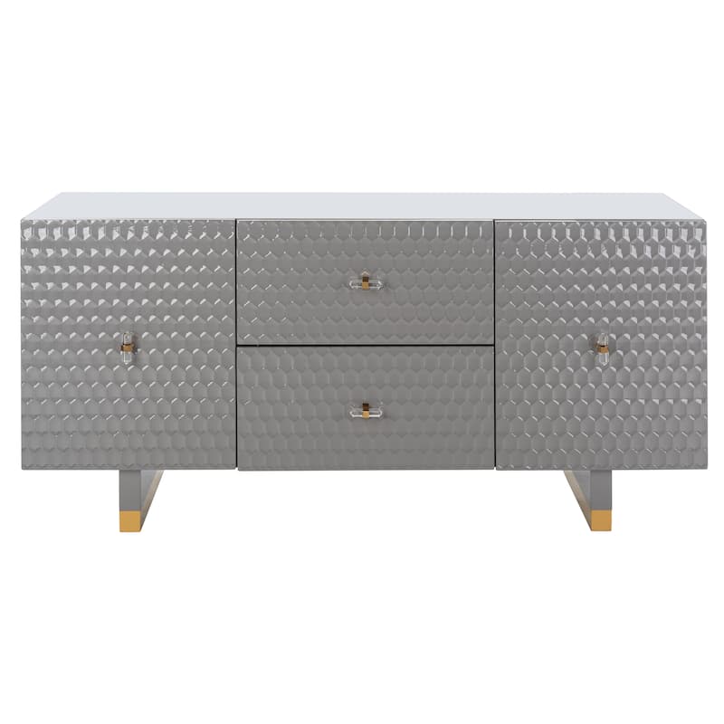 SAFAVIEH Home Kingsly Sideboard - 64"W x 18"D x 29"H