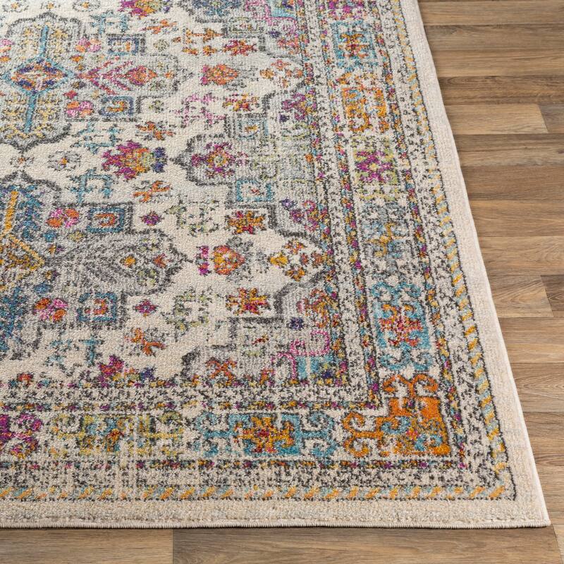 Artistic Weavers Marla Distressed Triple Medallion Area Rug