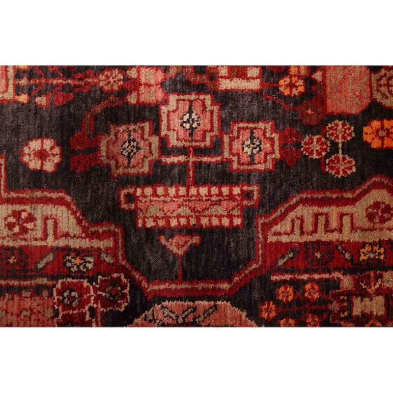 ECARPETGALLERY Hand-knotted Anadol Vintage Navy, Red Wool Rug - 4'5 x 6'11