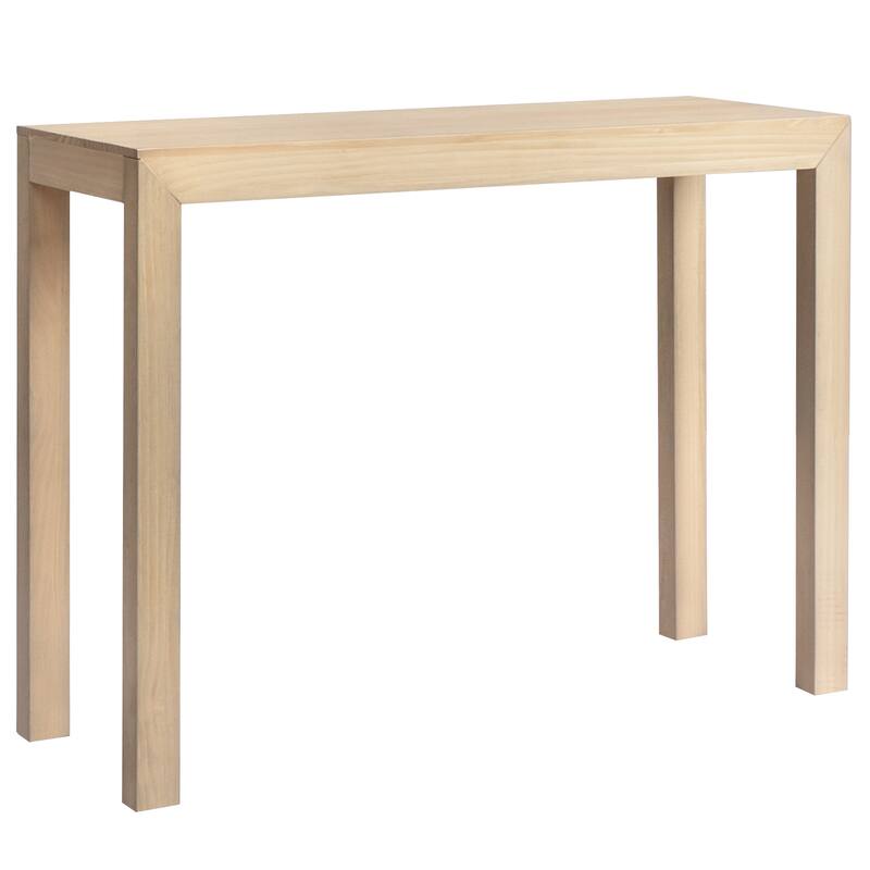 Pinewood Entryway Table Console with Sturdy Surface 220 lbs - 46.1 x 11.8 x 31.9 in