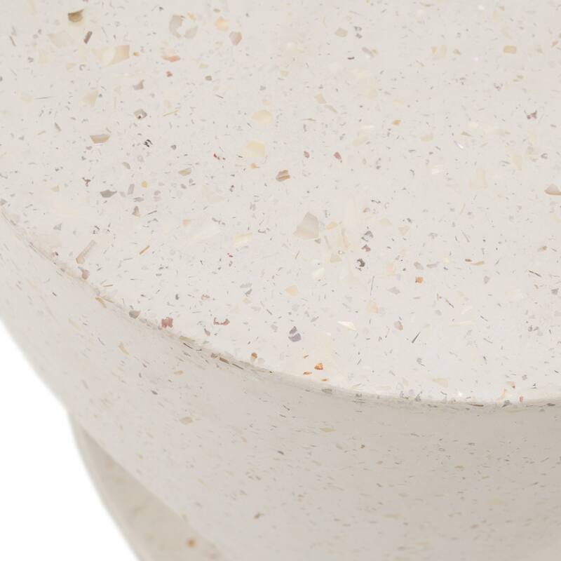 Carville Modern Terrazzo Concrete Dining Stool