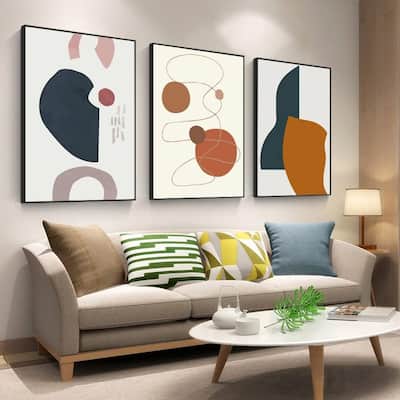 Wall art Colorful Abstract Gradient Color Block Decor Geometric
