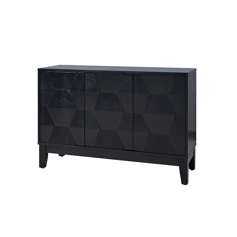 Glenda Contemporary Versatile Adjustable Shelf Storage Cabinet By HULALA HOME