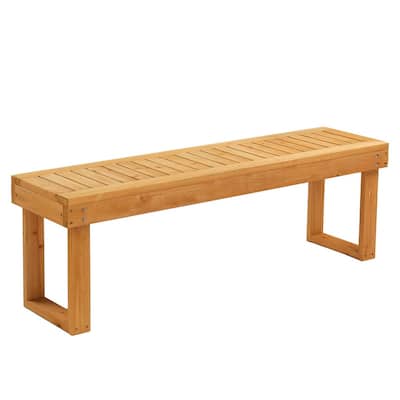 Fir Wood Outdoor Bench