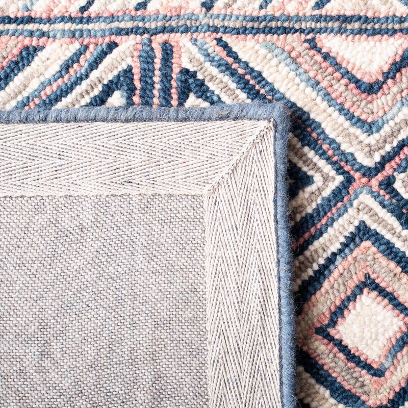 SAFAVIEH Handmade Micro-Loop Maider Transitional Wool Rug