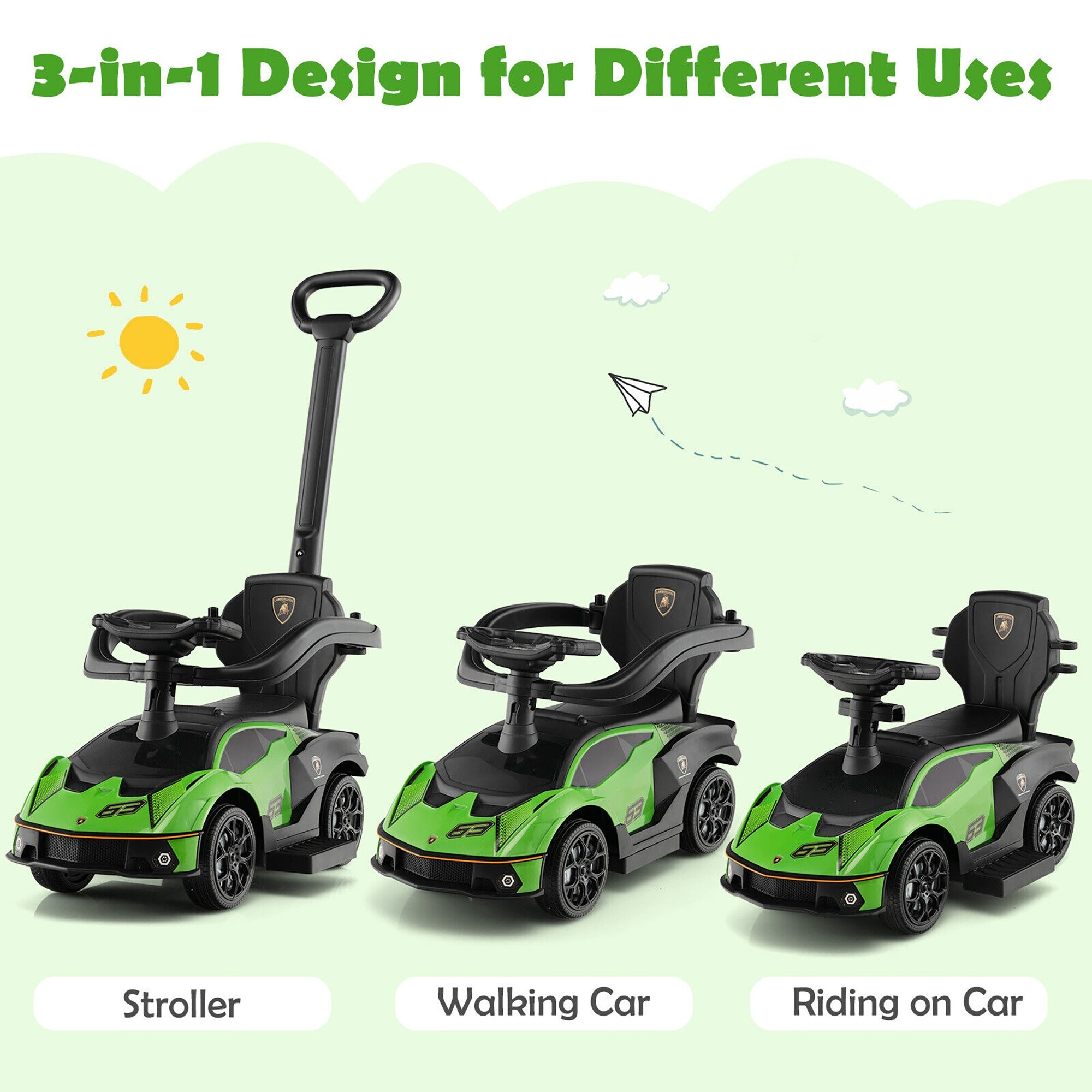 Gymax 3 in 1 stroller deals