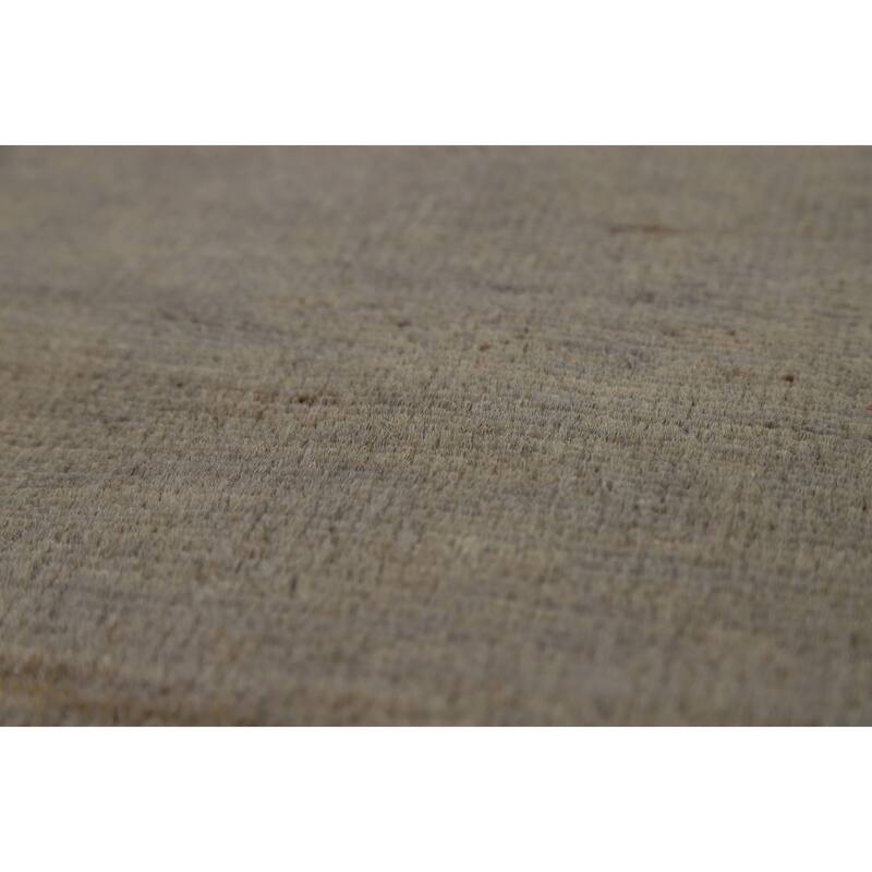 Green & Gray Gabbeh Oriental Rug Handmade Wool Carpet - 3'4" x 5'0"