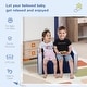 preview thumbnail 14 of 16, Qaba Kids Sofa 2-in-1 Multi-Functional Table Chair Set 2 Seat Couch Storage Box Soft Sturdy