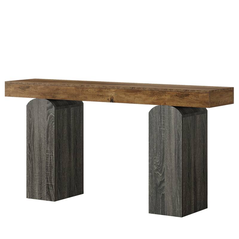Console Table, Wooden Entryway Table, Sofa Behind Couch Table Hallway Foyer Accent Table
