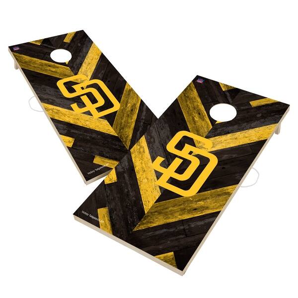 slide 2 of 5, San Diego Padres MLB Cornhole Board Set Include Carrying Case