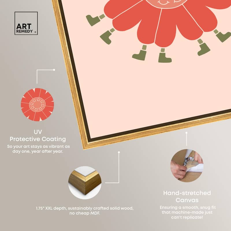 Walk in Floral Canvas by Art Remedy