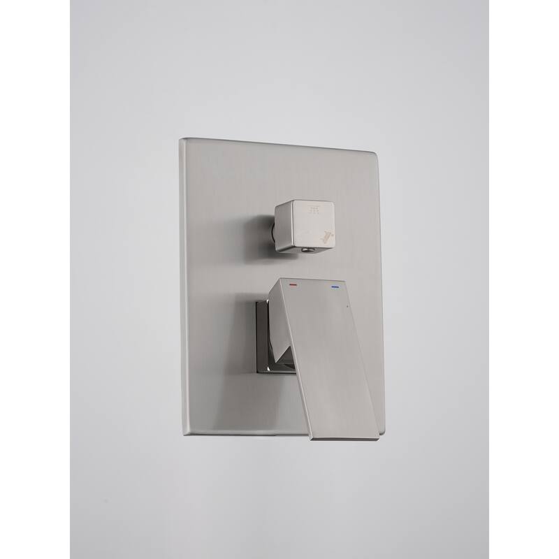 Ceiling Mounted Shower System Combo Set with Handheld and 16"Shower head