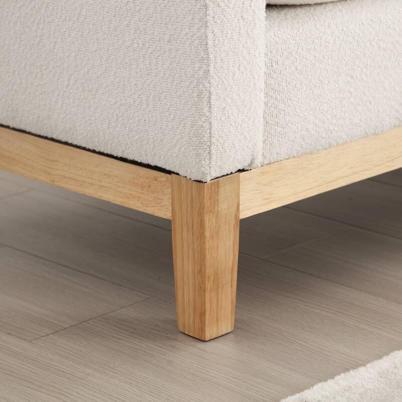 Elegant Bench Ottoman with Pillows For Bedroom