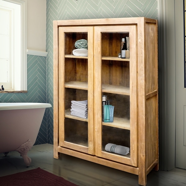 Wooden cupboard top for bathroom