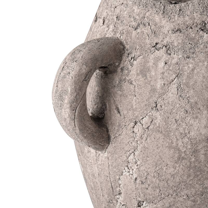 Elk Home Tanis Gray Earthenware 7.5 Inch Wide Vase