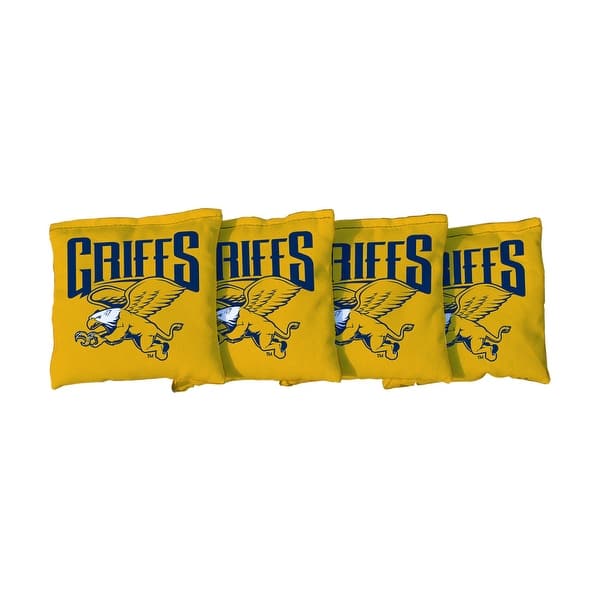slide 2 of 3, Canisius College Golden Griffins Yellow Cornhole Bags All-Weather Resin Filled