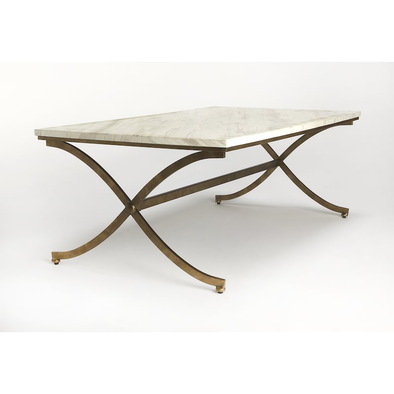 Handmade Pamina Travertine Cocktail Table
