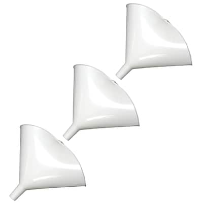 Chef Craft 5" Plastic Folding Funnel - Folds for Easy Storage, Great for Liquids & Powders