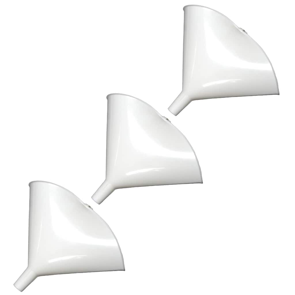Chef Craft 5" Plastic Folding Funnel - Folds for Easy Storage, Great for Liquids & Powders