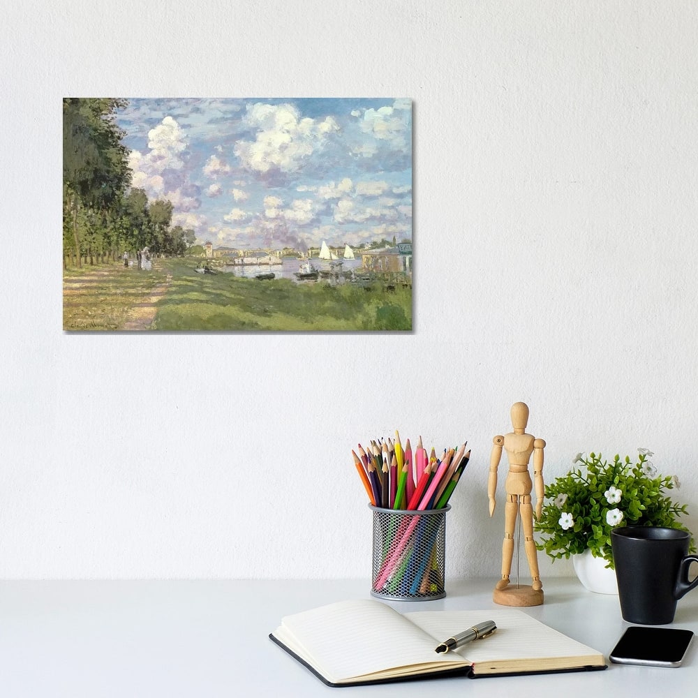 iCanvas "The Marina at Argenteuil, 1872 " by Claude Monet Canvas Print