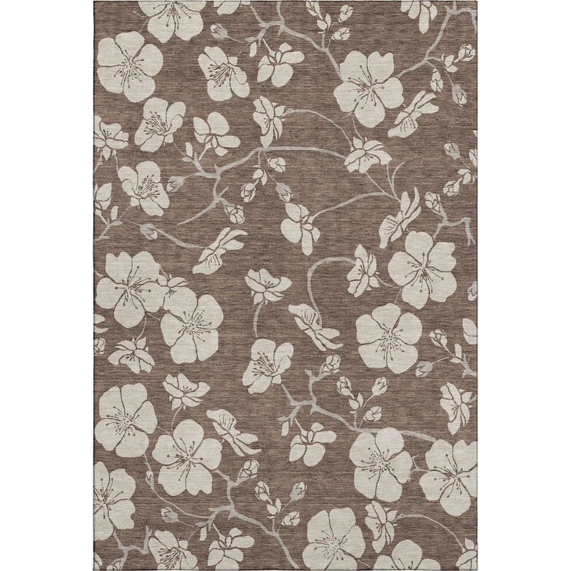 Premium Washable Super Soft Modern Floral Mayfield Rug