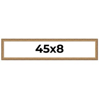 45x8 Frame Red Solid Wood Picture Frame Width 1.75 Inches | Interior ...