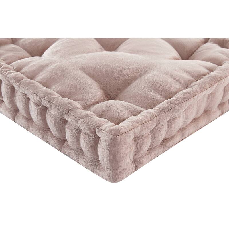 Intelligent Design Azza Poly Chenille Square Floor Pillow Cushion