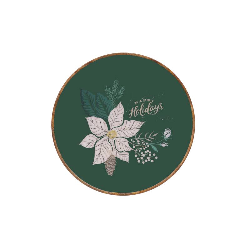 Emerald Magnolia Wood Server