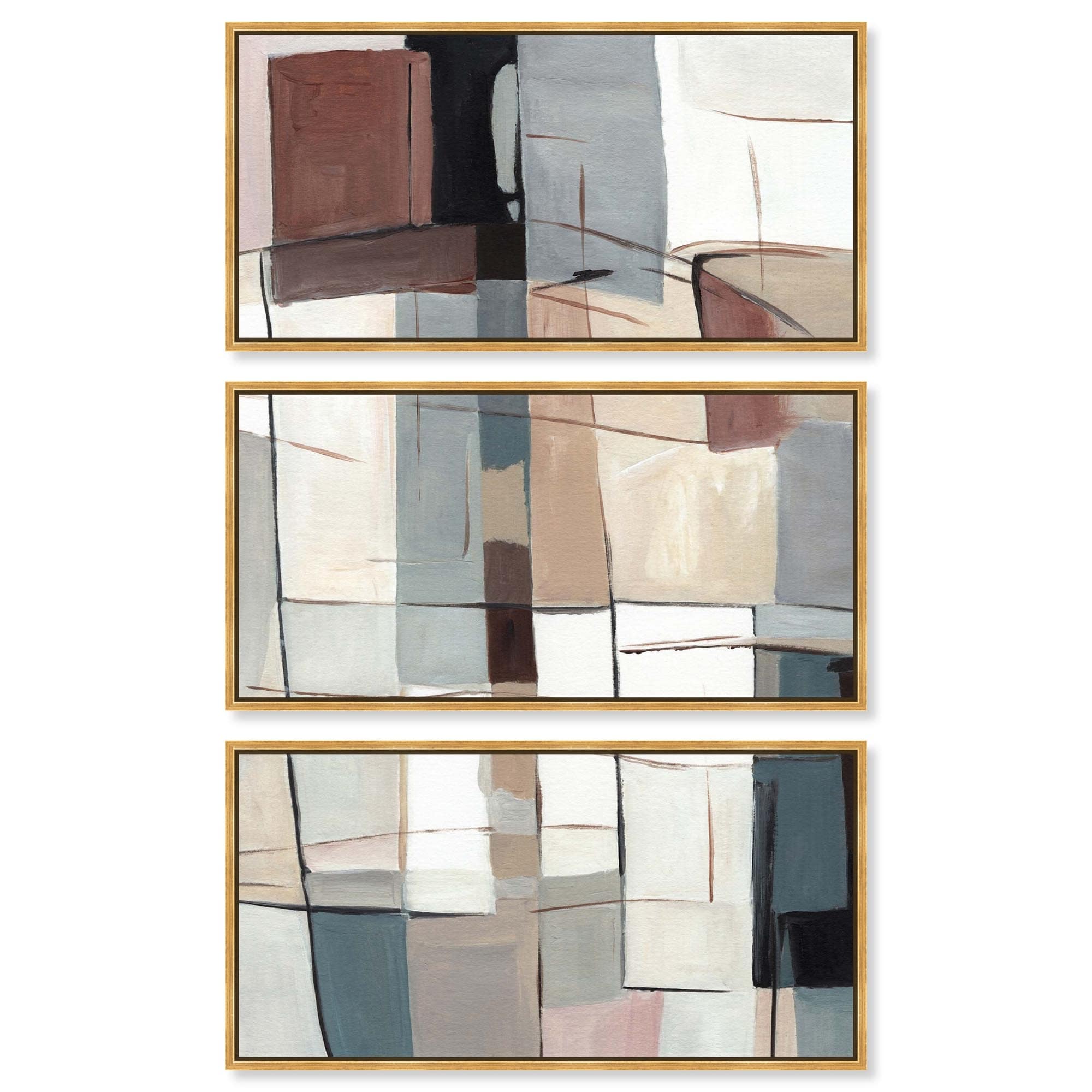 Neutral Rhythm I - Ira colmeva Large Abstract Framed Prints by Art Remedy