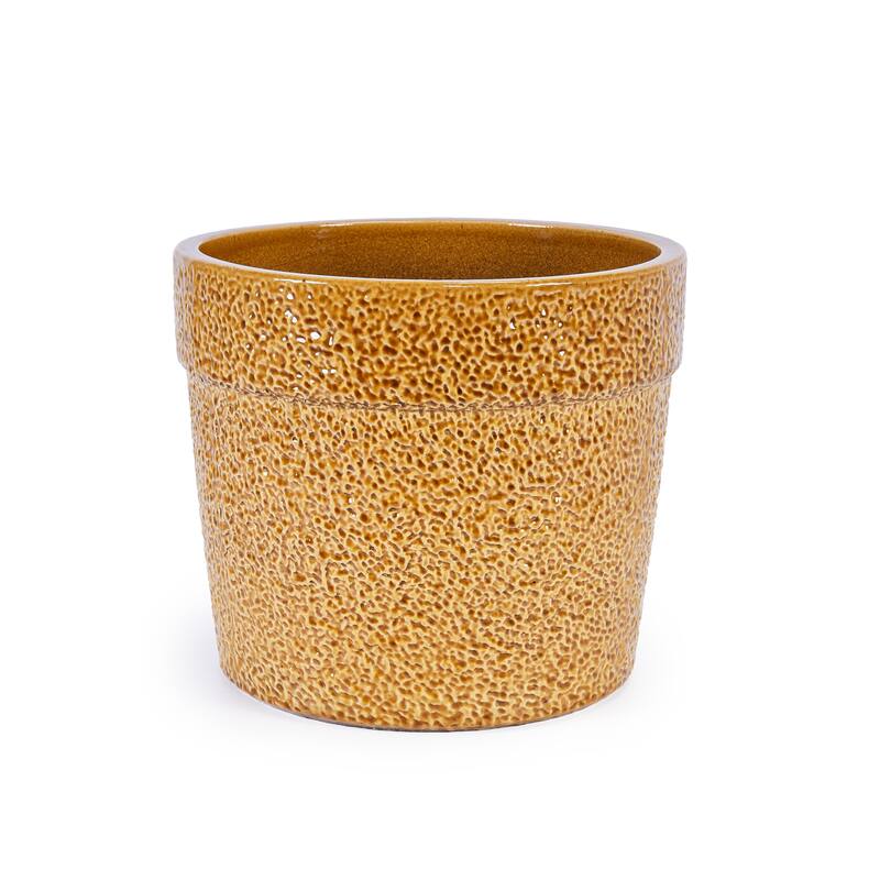 Handmade Ceramic Planter with Speckled Glaze, for Orchids Succulents