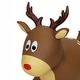 preview thumbnail 2 of 2, Toddler Boys and Girls Holiday Hopper Bounce Toy, Reindeer