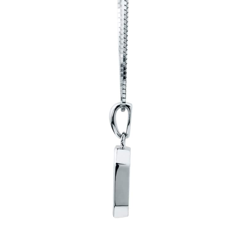 Auriya 14k Gold 1 1/2ctw Emerald-cut Diamond Necklace (G-H, VS1-VS2)