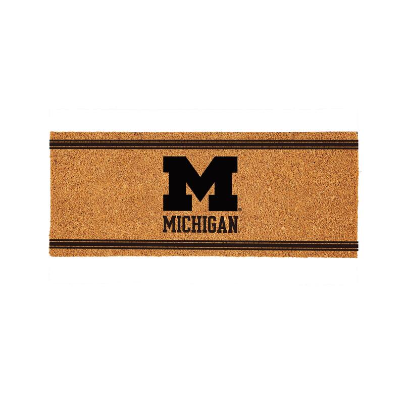 University Of Michigan Monochrome Indoor/Outdoor Coir Door Mat