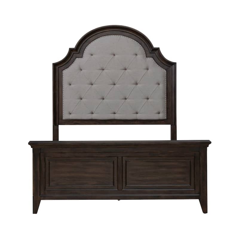 Liberty Furniture Paradise Valley California King Upholstered Bed, Dresser & Mirror, Chest, Night Stand
