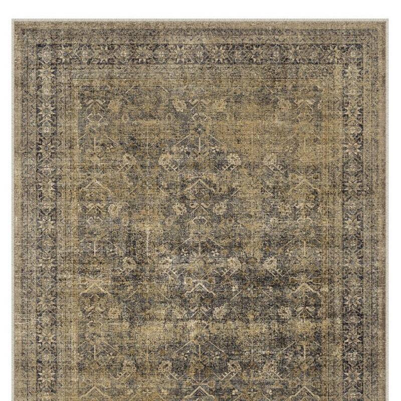 HomeRoots Medallion Traditional Rectangle Area Rug