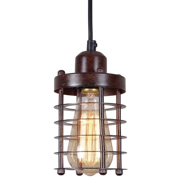 Rustic Wire Cage Vintage Pendant Light Fixture N A Rustic Wire Cage Vintage Pendant Light Fixture N A