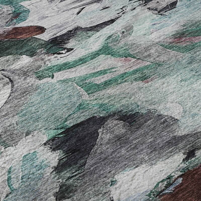 Premium Washable Super Soft Brushstrokes Abstract Mayfield Rug